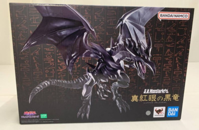 S.H.MonsterArts Yu Gi Oh Red Eyes Black Dragon Bandai Action Figure Toy anime-image