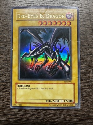Yugioh Red-Eyes B. Dragon SDJ-001 Ultra Rare Unlimited HP / DMG-image