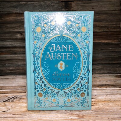 SEALED DISCONTINUED Barnes & Noble Leather bound Jane Austin Seven Novels-image