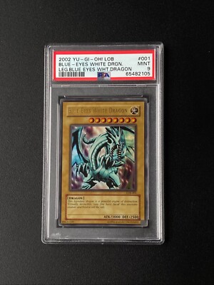 PSA 9 YU-GI-Oh! Lob-Legend of Blue Eyes White Dragon 001 Blue-Eyes White Dragon-image