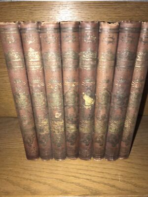 Works Of William SHAKESPEARE! Original Bindings. Complete Set Large Illustrated-image