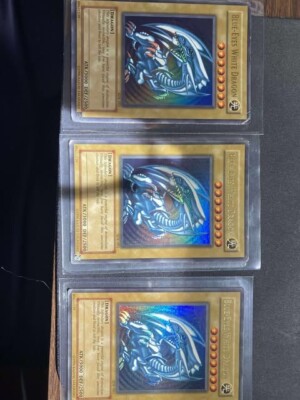 Playset(x3) Blue-Eyes White Dragon SDK-001-Unlimited Edition Unlimited-image