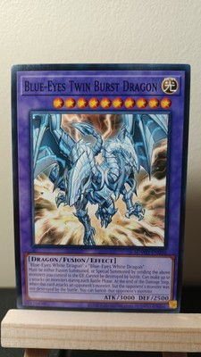 Blue-Eyes Twin Burst Dragon 1st Ed Misprint [NM] - Yu-Gi-Oh! SDWD [Common]-image