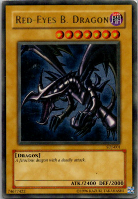 2003 Starter Deck: Joey #SDJ-001 Red-Eyes B. Dragon Unlimited-image