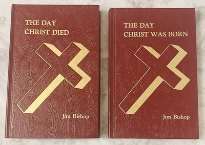 Jim Bishop Books – The Day Christ Died & Was Born – Faux Leather Gift Set-image