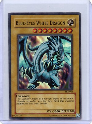 YugiOh 1x Blue-Eyes White Dragon SKE-001 Super Rare MP-image