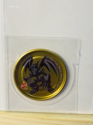 Red-Eyes Black Metal Dragon #36 - Gold Yu-Gi-Oh Metalix Tazo Disk-image