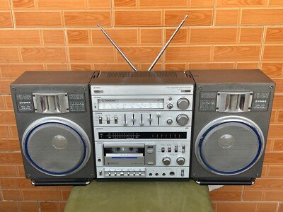 VINTAGE FISHER PH 492K Boombox Stereo Radio Cassette Recorder AM FM READ 2-image