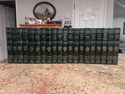 Harvard Classics 1968/1969 Deluxe Edition  Set bonded leather 20 volumes-image