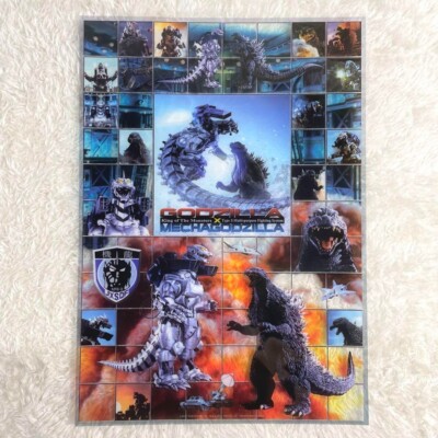 Godzilla x Mechagodzilla Sticker Seal Movie 2002 King Of The Monsters Japan NEW-image