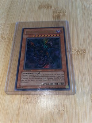Yugioh! MP Red-Eyes Darkness Dragon - SD1-EN001 - Ultra Rare - 1st Edition Moder-image