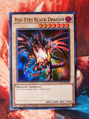 Red-Eyes Black Dragon LC01-EN006 YuGiOh Legendary Collection 25th Anniversary-image