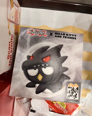 New 2024 McDonald's Hello Kitty Yugioh Badtz-Maru x Red-Eyes Black Dragon Plush-image