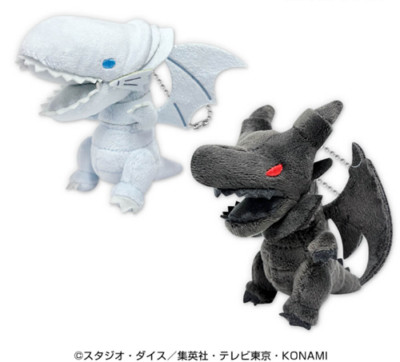 Yu-Gi-Oh!  Red-Eyes Black Dragon & Blue-Eyes White Dragon Plush Mascot set-image