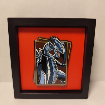 Yugioh Blue Eyes White Dragon Enamel Pin FigPin Mini Hyper Rare 1:100-image