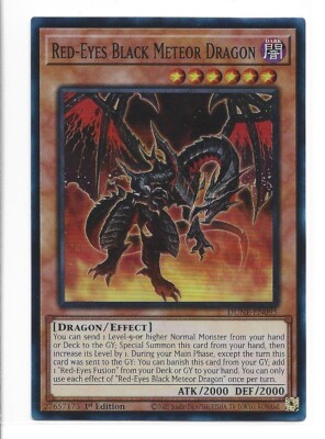 Red-Eyes Black Meteor Dragon DUNE-EN095 Duelist Nexus 1st Edition-image