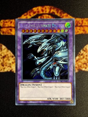 YUGIOH • BLUE-EYES ULTIMATE DRAGON • LCKC-EN057 • SECRET RARE • UNLIMITED • NM-image