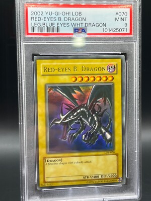 🔥 🐉 Red-Eyes B. Dragon LOB-070 The Legend of Blue Eyes White Dragon Unlimited-image