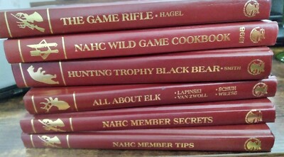 North American Hunting Club 6 Books Set Ultimate Variety Hunting and Cooking NOS-image