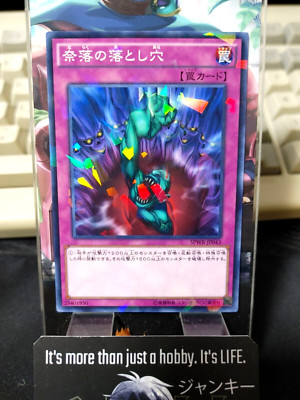 Yu-Gi-Oh SPWR-JP043 Bottomless Trap Hole Parallel Yugioh Japan-image
