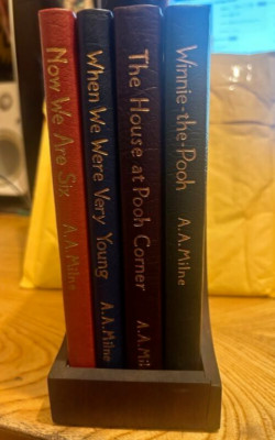 Winnie The Pooh by AA Milne Easton Press Mint Leather Bound &Gilded 4 Volume Set-image