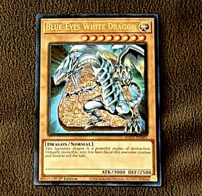 Yu-Gi-Oh Blue Eyes White Dragon HAC1-EN001 Ultra Rare 1st Edition -image
