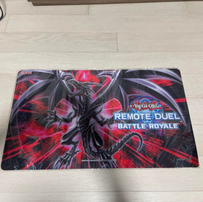 Yugioh Official Playmat Red-Eyes Black Dragon Battle Royale Remote Duel Sealed-image