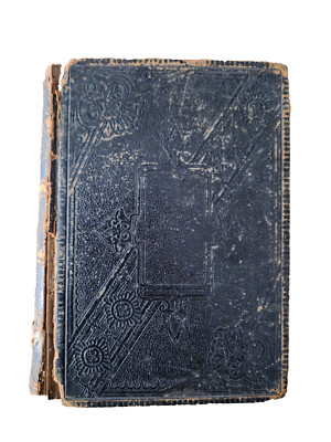 1887 The Holy Bible Old New Testaments American Bible Society Rare 40th Edition-image