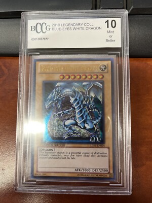 Yugioh Blue Eyes White Dragon 2010 Legendary Collection LC01-EN004 BCCG 10! -image