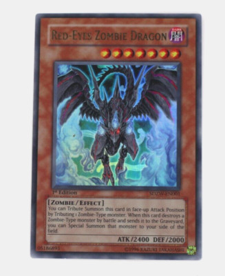 Yugioh - Red-Eyes Zombie Dragon SDZW-EN001 Ultra Rare 1st Edition - German DE001-image