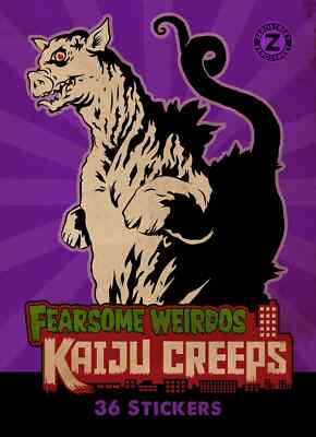 Kaiju Creeps Robert Jimenez 36 Trading Card Set Monster Parody Godzilla Kaijus-image