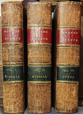 The History of Modern Europe,3Vol. Set Russell & Jones, 1833/4 -image