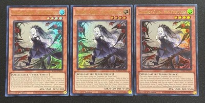 2025 YUGIOH RA04 ULTRA RARE GUIDING QUEM THE VIRTUOUS X3 NM-image