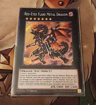 Yugioh Red-Eyes Flare Metal Dragon Secret Rare Core-en054-image
