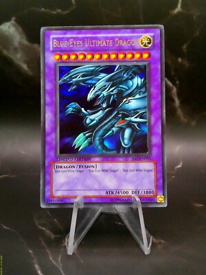 Blue-Eyes Ultimate Dragon Ultra Rare Limited Edition Promo JMP-EN005 2005 VTG-image