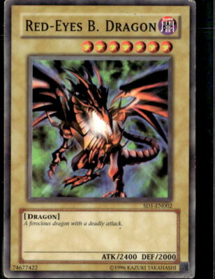 Yu-Gi-Oh Red-Eyes B. Dragon SD1-EN002-image