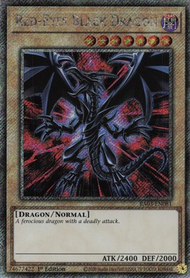 Yugioh Red-Eyes Black Dragon RA03-EN081 - Platinum Secret Rare-image