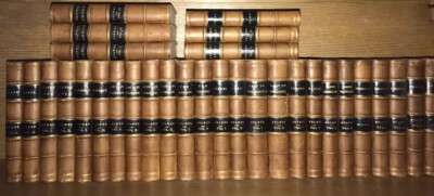 LEATHER Set; Lord Lytton’s Works! 31vol 1866 Original EXCELLENT ANTIQUARIAN Set-image