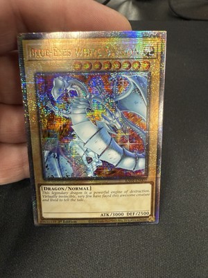 Blue-Eyes White Dragon (New Art) (Quarter Century Secret Rare) RA04-EN002-image