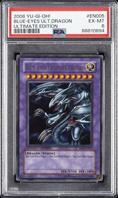 2006 YU-GI-OH! ULTIMATE EDITION #EN005 BLUE-EYES ULTIMATE DRAGON PSA 6-image