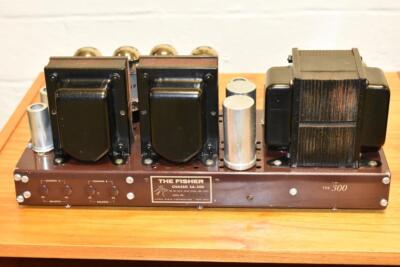 Vintage Fisher SA 300 Tube Audio Power Amplifier 1958-image