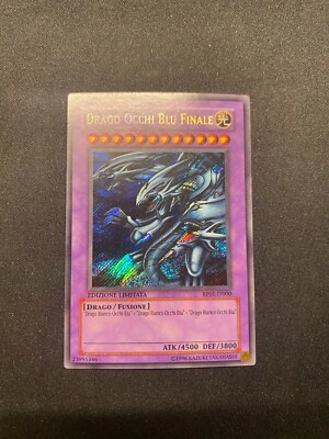 Blue-Eyes Ultimate Dragon Secret ITALIAN RP01-EN000 IT000 Light Play Yu-Gi-Oh!-image