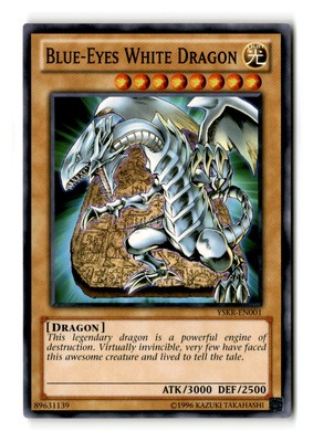 Blue-Eyes White Dragon - YSKR-EN001 - YuGiOh-LP-image