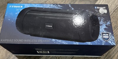 Fisher Bluetooth Kapsule Sound  Wireless Speaker Splash Proof FBT356K-image