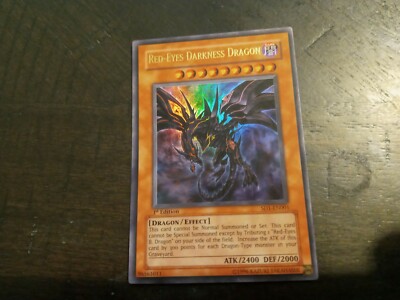 Yu-Gi-Oh! Red Eyes Darkness Dragon sd1-en001 1st edition -image