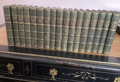 LEATHER Set;LORD BYRON! Works Complete First Edition 1832 Very Good Fine Binding-image