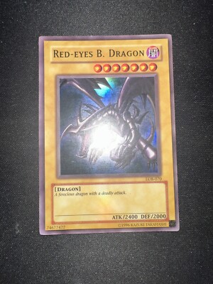 Yu-gi-oh! Red Eyes Black Dragon LOB-070 Ultra Rare-image