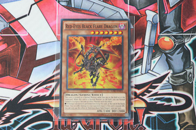 Yugioh Red-Eyes Black Flare Dragon LDK2-ENJ02 Unlimited Edition Common-image