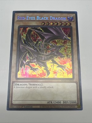*** RED-EYES BLACK DRAGON *** PRISMATIC SECRET RARE MP24-EN054 (MINT) YUGIOH!-image
