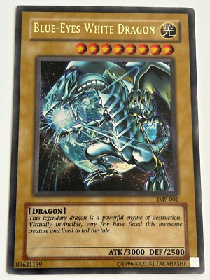 Blue-Eyes White Dragon - JMP-001 - YuGiOh! Shonen Jump Promo - Ultra Rare - MP-image